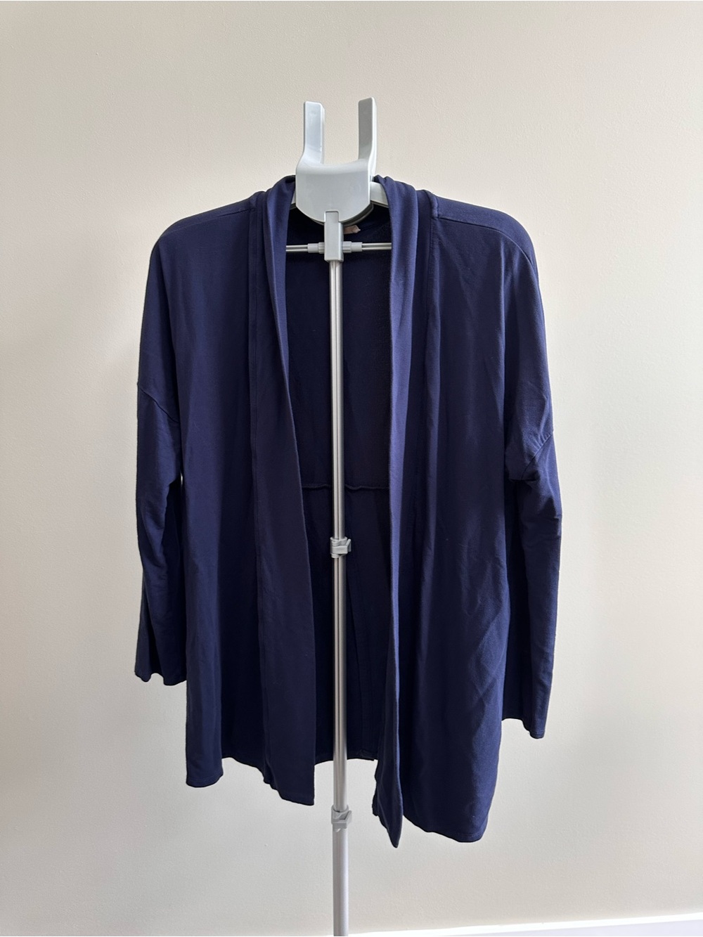 Relaxed Open-Front Navy Women's Blazer